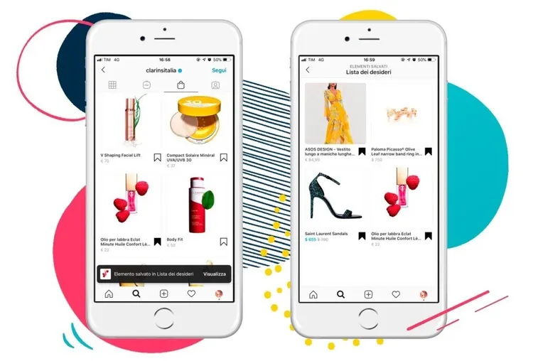 Lista desideri Instagram
