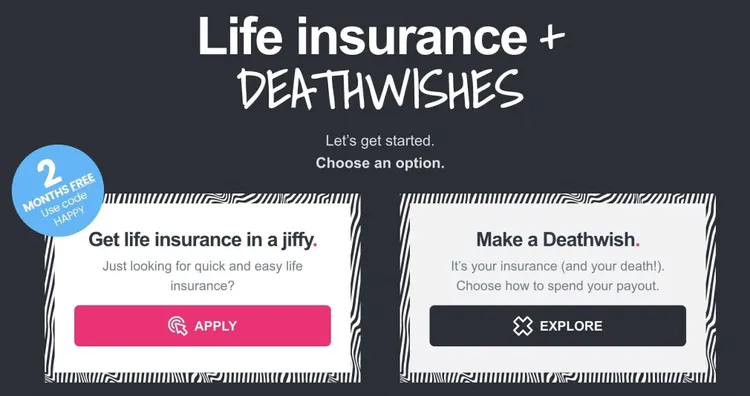 Deadhappy insurance