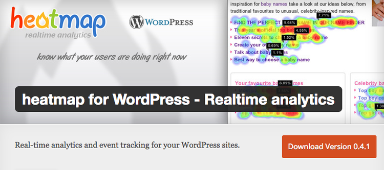 Heatmap for Wordpress per analizzare il comportamento degli utenti su WP