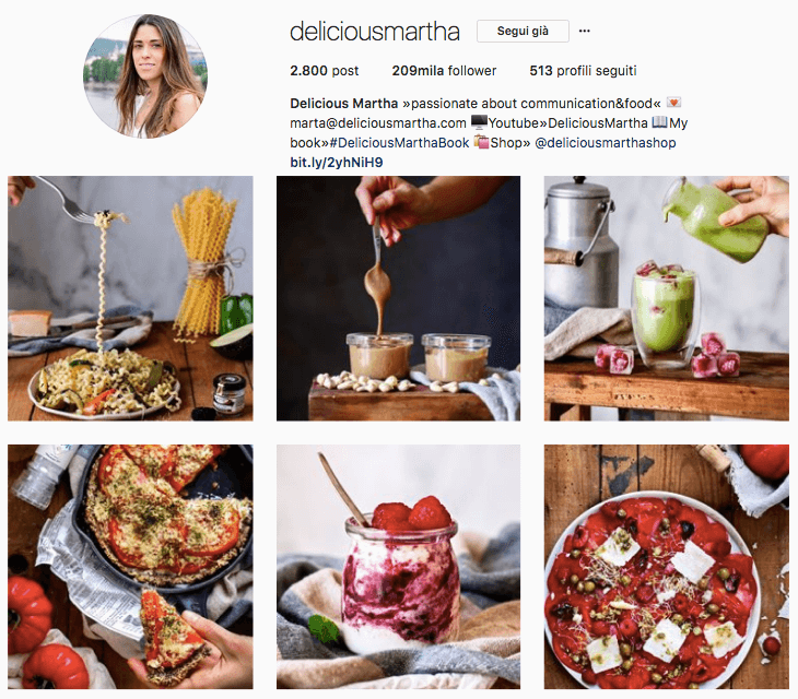 Delicious Martha: account Instagram da seguire