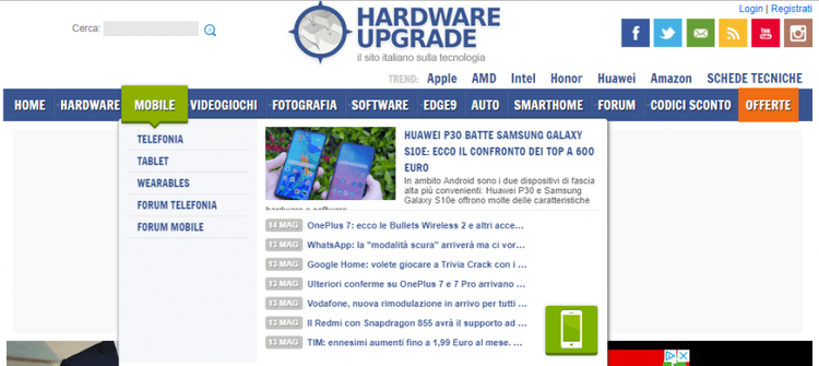 Come deve essere un menu di un sito web funzionale
