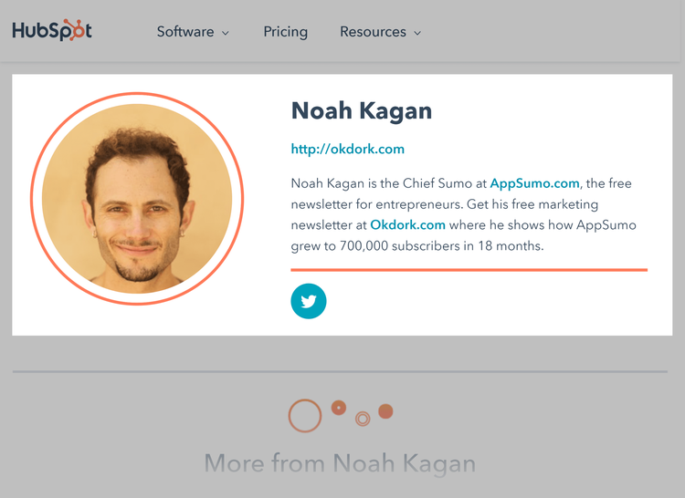 HubSpot – Author – Noah Kagan