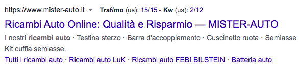 Site Audit: 0 pagine senza title tag elementi