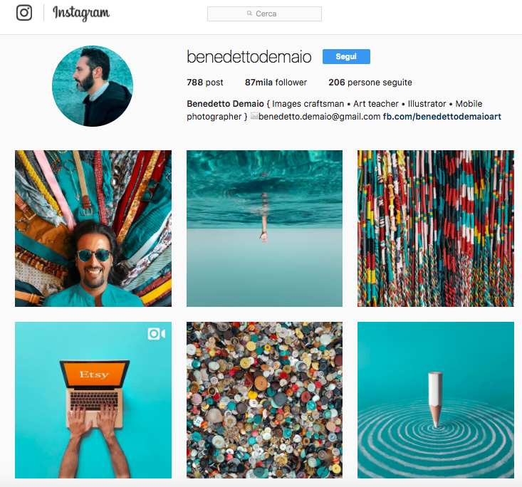 Account da seguire su Instagram: benedettodemaio