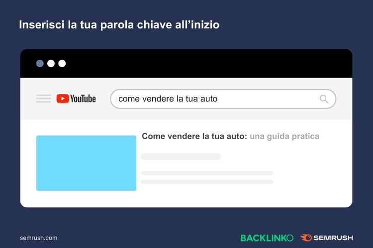 YouTube title: evitare clickbait misleading content