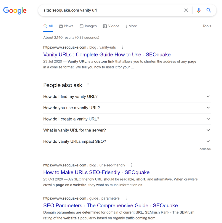 Google ricerca risultati con People also ask questions