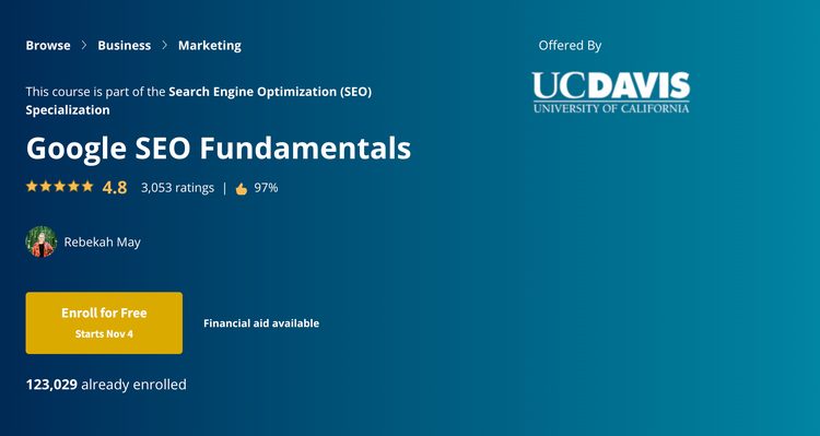google seo fundamentals