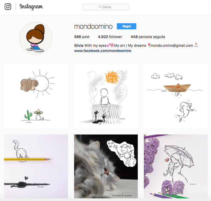 Account ispirazionali da seguire su Instagram: Mondoomino