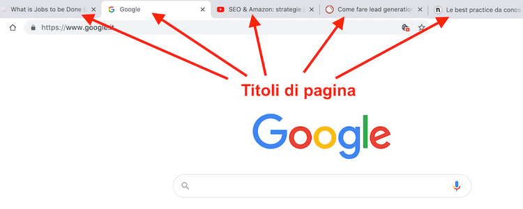 ecco dove si trovano i title tag