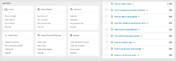 faq template