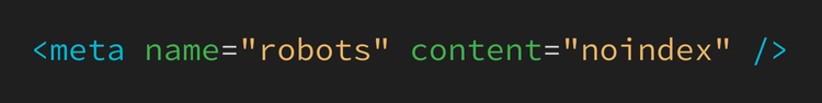 Noindex links