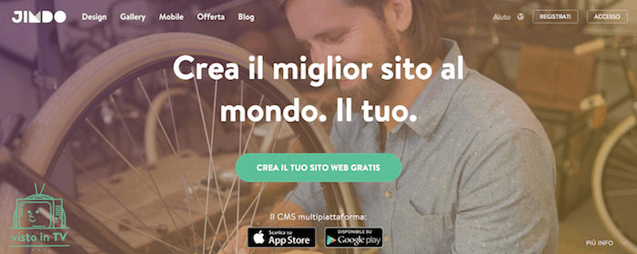 Crea il tuo blog personale o il tuo sito gratis con Jimdo