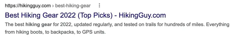 HikingGuy Best Hiking Gear 2022 article