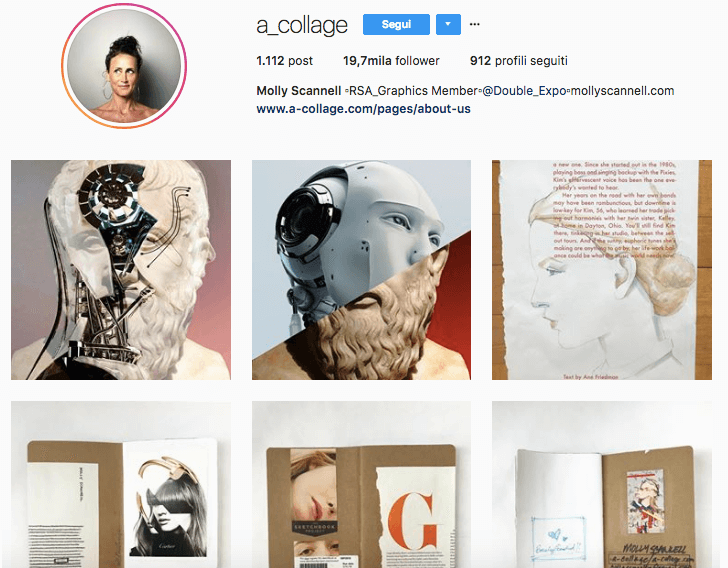 Profilo Instagram di Molly Scannell