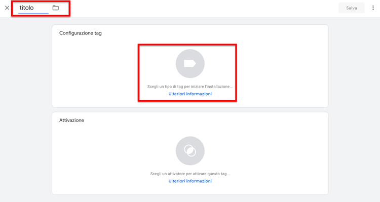 Google Tag Manager Tags section displaying configured tracking tags in workspace