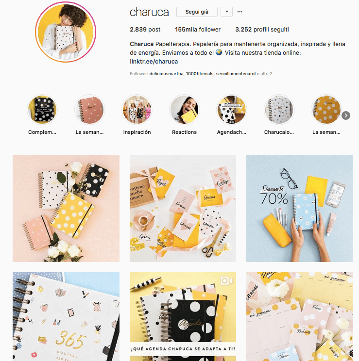 Account instagram da seguire: Charuca