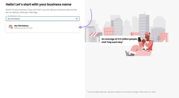 È stato inserito il nome dell'azienda.