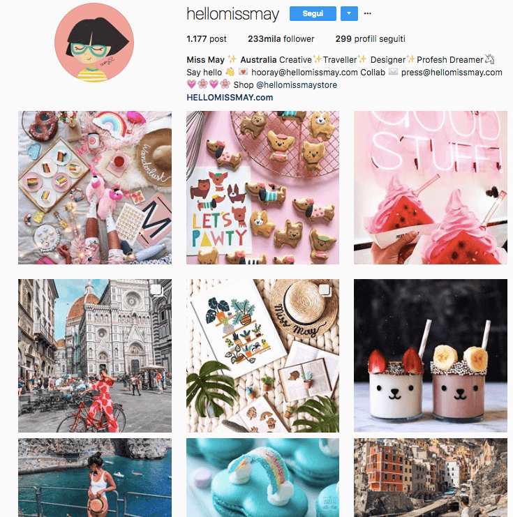 Hello Miss May: account Instagram interessante