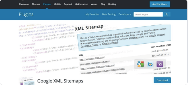 Google XML Sitemaps plugin WordPress sitemap générateur