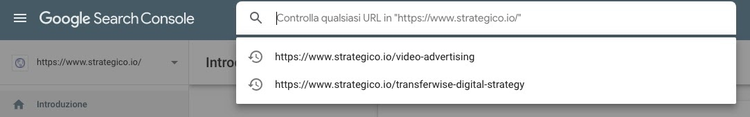 google search console