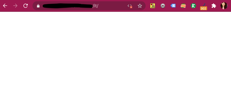 Barra indirizzi browser con estensioni e icone Chrome visibili
