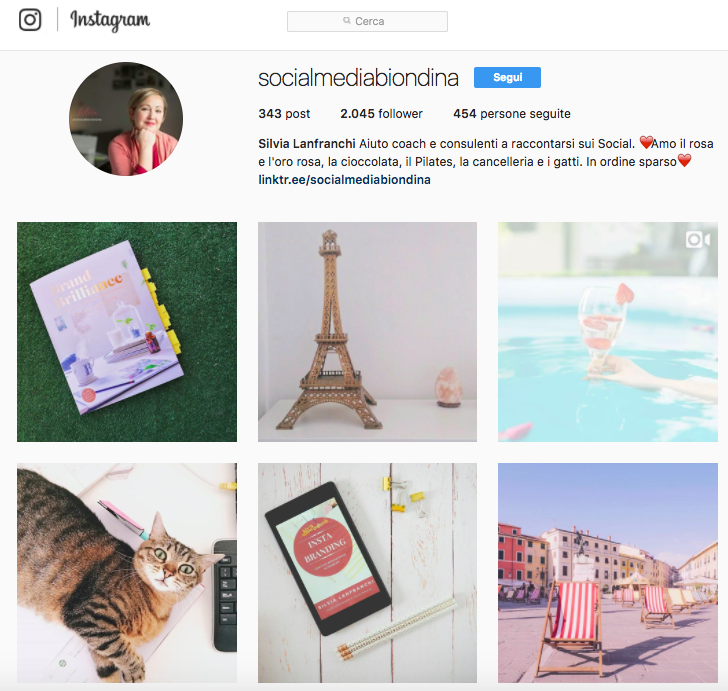Account Instagram da seguire: Socialmediabiondina
