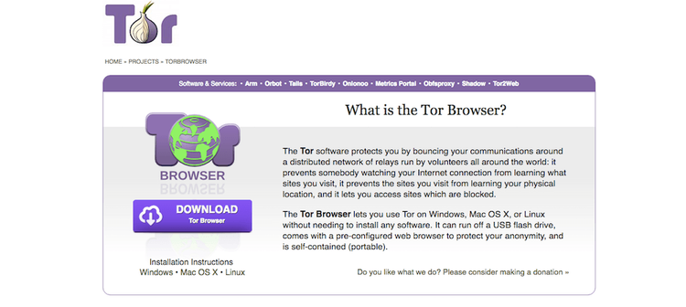 Il progetto Tor: una valida alternativa per simulare un diverso indirizzo IP