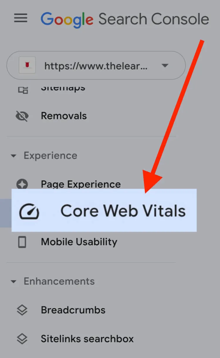 como melhorar seo - google search console - core web vitals