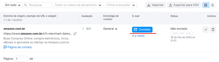 aba em andamento