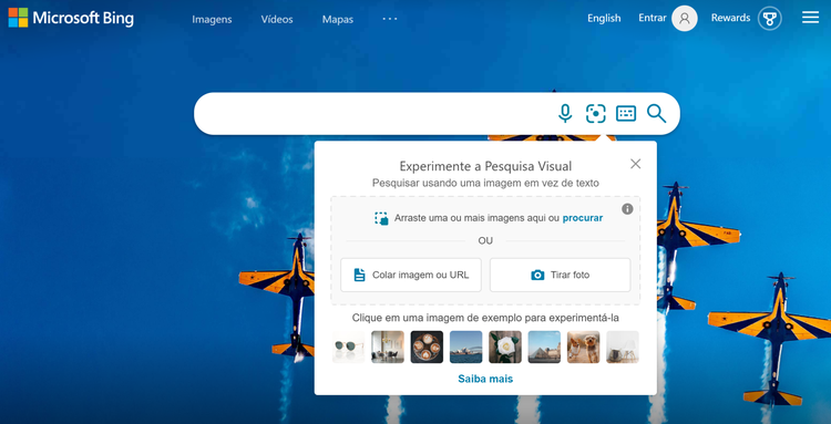 pesquisa reversa de imagens - pesquisa visual do bing