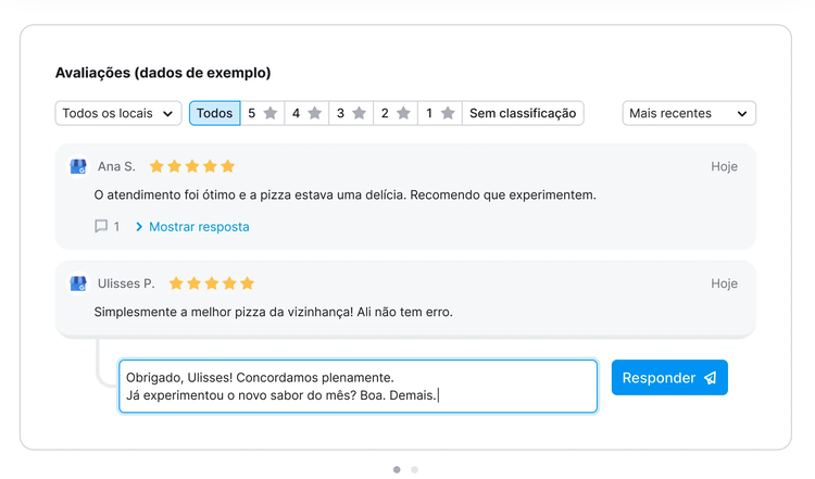COmo responder às avaliações do Google sem sair da Semrush