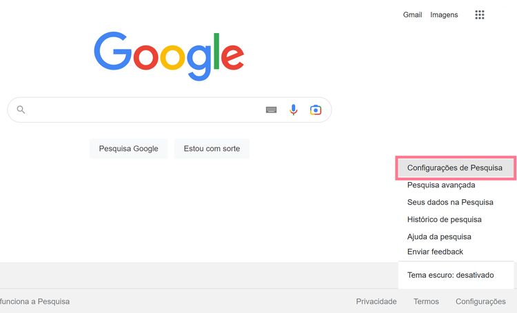 como remover sugestões de pesquisa no computador
