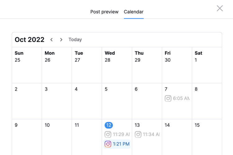 calendário de publicações