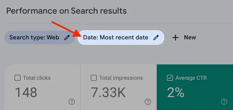 google search console data