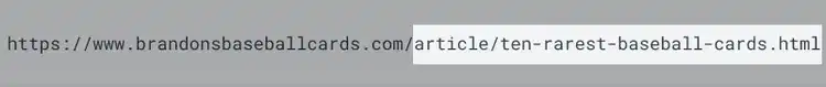 um URL bem otimizado que comunique claramente o tópico da página