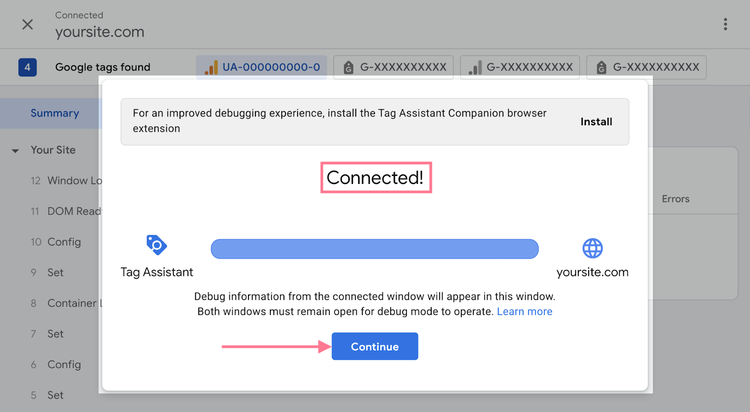 página Connected!