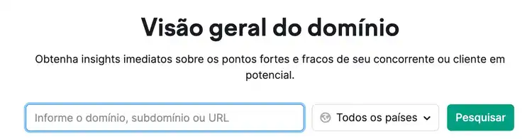 ferramenta visão geral de domínio