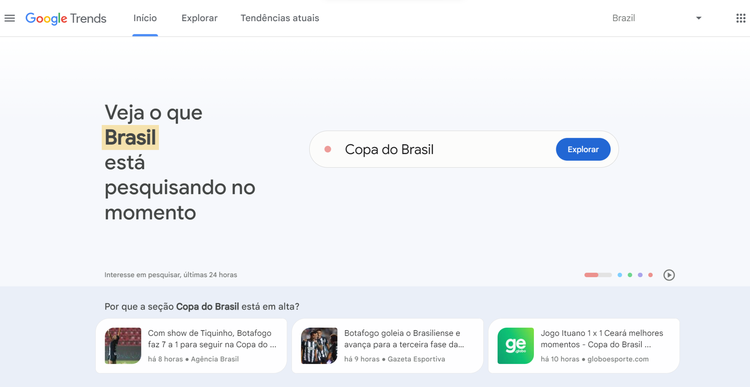 como remover sugestões de pesquisa - google trends