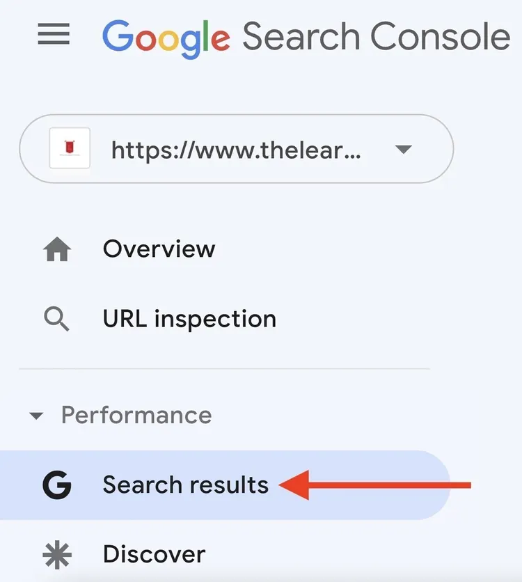 como melhorar seo - google search console - menu