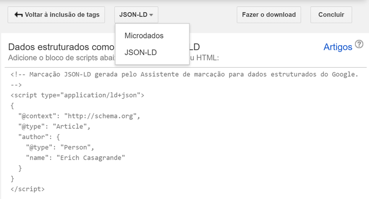 escolha de linguagem