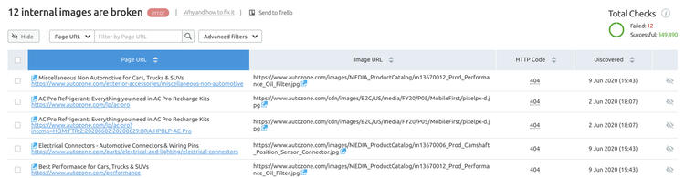 SEMrush auditoria de site