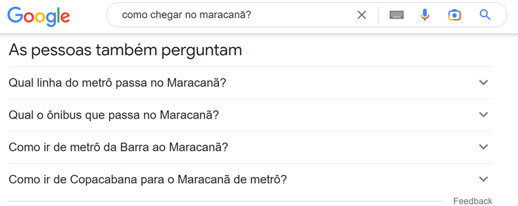 SERP features - faq