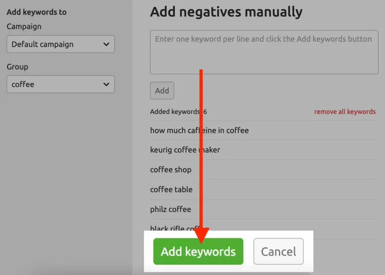 PPC Keyword Tool