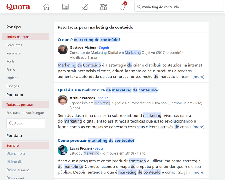 exemplo do quora