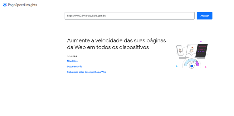 como fazer uma análise com o google pagespeed insight