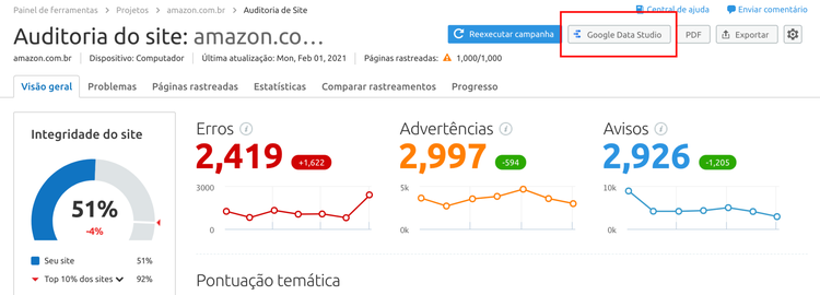 Exportar para GDS