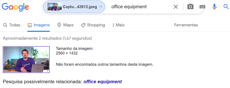 pesquisa reversa de vídeo - Google Imagens