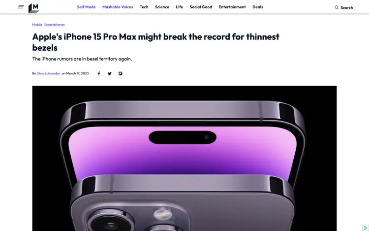 site Mashable