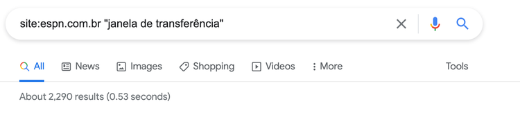 operador janela de tranferência