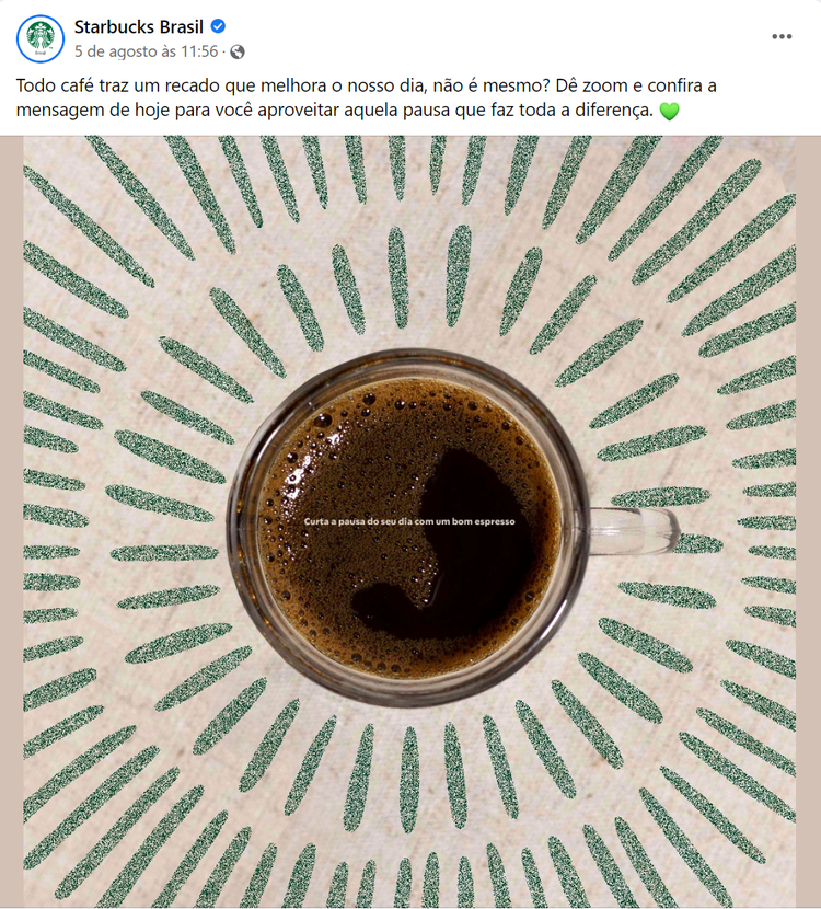 tom de voz starbucks